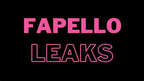 fapello leaks safe|fapello